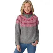 KRIMSON KLOVER Helena Mock Neck medium grey (039) M