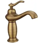 Merkloos Wasserhahn für das Badezimmer – Antike Bronzefinish – Messing
