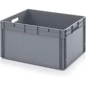 Merkloos Eurocontainer Eurobox – 80 x 60 x 42 cm – Grau