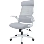 Dripio Ergonomischer Bürostuhl mit Kopfstütze, Mesh, klappbare Armlehnen