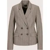 MADELEINE Jackenblazer "Blazer Zweireiher-Blazer mit feinen Streifen"
