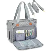 Merkloos Große Damenhandtasche mit Laptopfach