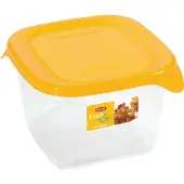 Curver Frischhaltedose Fresh&go, rechteckig, gelb/transparent, 1,2 Liter,
