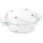 Tescoma Runder Bräter mit Deckel GrandCHEF 32 cm, aus Glas