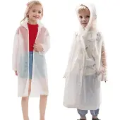 Merkloos Set aus 2 Regenjacken mit Kapuze für Kinder