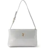 U.S. POLO ASSN. Schultertasche Ceremony Handle Bag Silver silberfarben