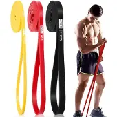 Merkloos Set mit 3 Widerstandsbändern für Krafttraining