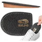 Sulpo Schwarze Leder-Einlagen 10 mm Absatzhöhe