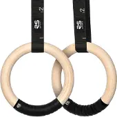 Selius Calisthenics: Holz-Turnringe, 28 mm, professionelle Fitnessringe