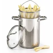 Cookinglife Spargelpfanne / Pastapan - RVS - ø 16 cm / 4,0 Liter