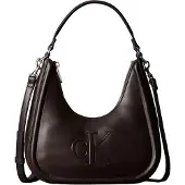 Calvin Klein Handtasche Bold Ck Small Crescent Bag LV04F3561G Dunkelbraun