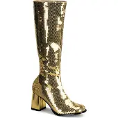 Bordello SPECTACUL-300SQ Damen Boots von , Gold , EU 40, US 10