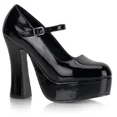 DemoniaCult DOLLY-50 Damen Pumps von , Schwarz Lack , EU 39, US 9