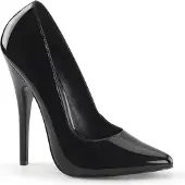 Devious DOMINA-420 Damen Pumps von , Schwarz Lack , EU 36, US 6