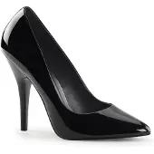 Pleaser SEDUCE-420 Damen Pumps von , Schwarz Lack , EU 46, US 16