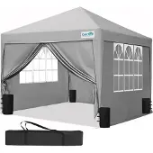 Selius Wasserdichter Pavillon, 3x3 Meter, mit seitlichen Wänden