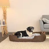 Markenlos Hundebett Hochwertiger Komfort - Braun, Größe L
