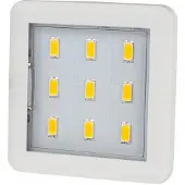 Design Light SQUARE LED-Aufbauleuchte 2,5W Warmweiß