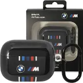 BMW BMAP22SWTK AirPods Pro Hülle schwarz/schwarz Mehrfarbige Linien