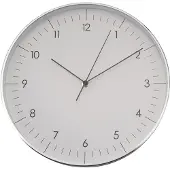 Merkloos Große Wanduhr mit geräuschlosem Quarzwerk