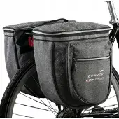 CONVEY Gepäckträgertasche Fahrradtasche 2 Kammern Codura