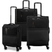 LTPRTZ Kofferset Metropolitan TRAVEL (Groß, Mittel, Kabine) Schwarz