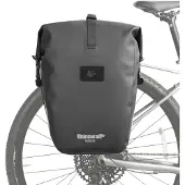 Rhinowalk Fahrrad Gepäckträgertasche Wasserdicht 6/12/20/25L Rolltop Seitentasche