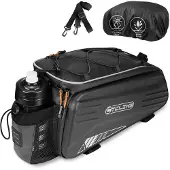 Sonstiges Fahrradtasche Hartschale 8,6L Reflektoren Griff Schulterriemen Schwarz