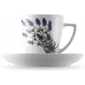 Lubiana Beata Tasse mit Untertasse Espresso 200 ml Lavendel