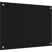 Syfax Küchenrückwand Schwarz 70 x 50 cm Gehärtetes Glas