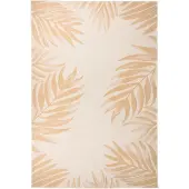 Syfax Outdoor-Teppich Flachgewebe 160x230 cm Blattmuster