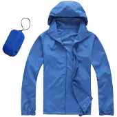 Merkloos Faltbarer Regenmantel für Herren, ideal für Outdoor-Aktivitäten