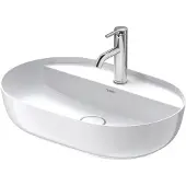 Duravit Aufsatzwaschtisch Luv 60x40cm, gs, m HL, o. ÜL, m HLB, we WG