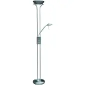 Rabalux 4075, Chrom, Wohnzimmer, Studie, Glas, Metall, IP20, R7s, LED