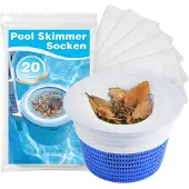 Merkloos Premium-Poolreinigungssocken, Set mit 20 Stück