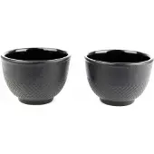 MPLCo One Teeschalen Gusseisen Schwarz 2er-Set 150 ml