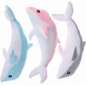 Merkloos Set mit 3 Delfin-Plüschfiguren – Weich und kuschelig – 30 cm