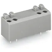 Wago 735-307/002-000 Leiterplattenklemme, Drücker, 1, 5 mm2, grau 735307002000 - 35 Stück