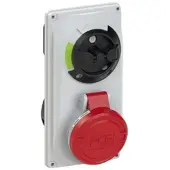 Pce 6014-6 CEE-Steckdose abschaltbar kompakt 16A 4p 6h IP44/IP54 60146
