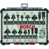 Bosch Accesorios Holzbohrer-set Für Schaftfräser 6 Mm 15 Einheiten