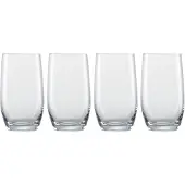 HP Bierglas SCHOTT-ZWIESEL "Bierbecher For you 330 ml 4er Set transparent", bunt (transparent), B:6,9cm H:12cm Ø:6,9cm, Glas, Trinkgefäße, Bierglas, Spülmaschinengeeignet