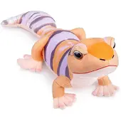 Merkloos Geflochtenes Plüsch-Gecko-Spielzeug – Orange, 40 cm
