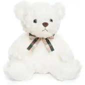 Merkloos Weißer Plüsch-Teddybär, 30 cm, für Kinder