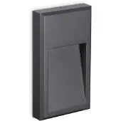 Ideal Lux Wandleuchten Febe-2 Metall Wandlampen Anthrazit Led 6W 3000K Warmes Licht
