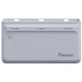 Potensic 3-Schacht-Schnellladegerät für Atom 4K 60W More Power, Kit mit Netzteil und 2x Akkus