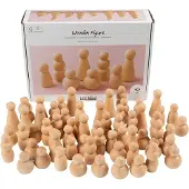 Creativ Company 544184, Bastelset für Kinder, Holz, Holz