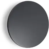 Ideal Lux Zeitgenössische Wandleuchte Punto Aluminium Schwarz Led 16W 3000K Ip54