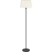 Eglo Stehleuchte Febres, Höhe 153 cm, schwarz/weiß, Stahl/Stoff