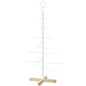 Syfax Metall-Weihnachtsbaum mit Ständer KUOPIO 120 cm Stahl Weiß