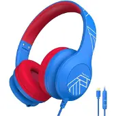 PowerLocus PLED Kinder-Kopfhörer USB-C, Lautstärkebegrenzung 85/94 dB